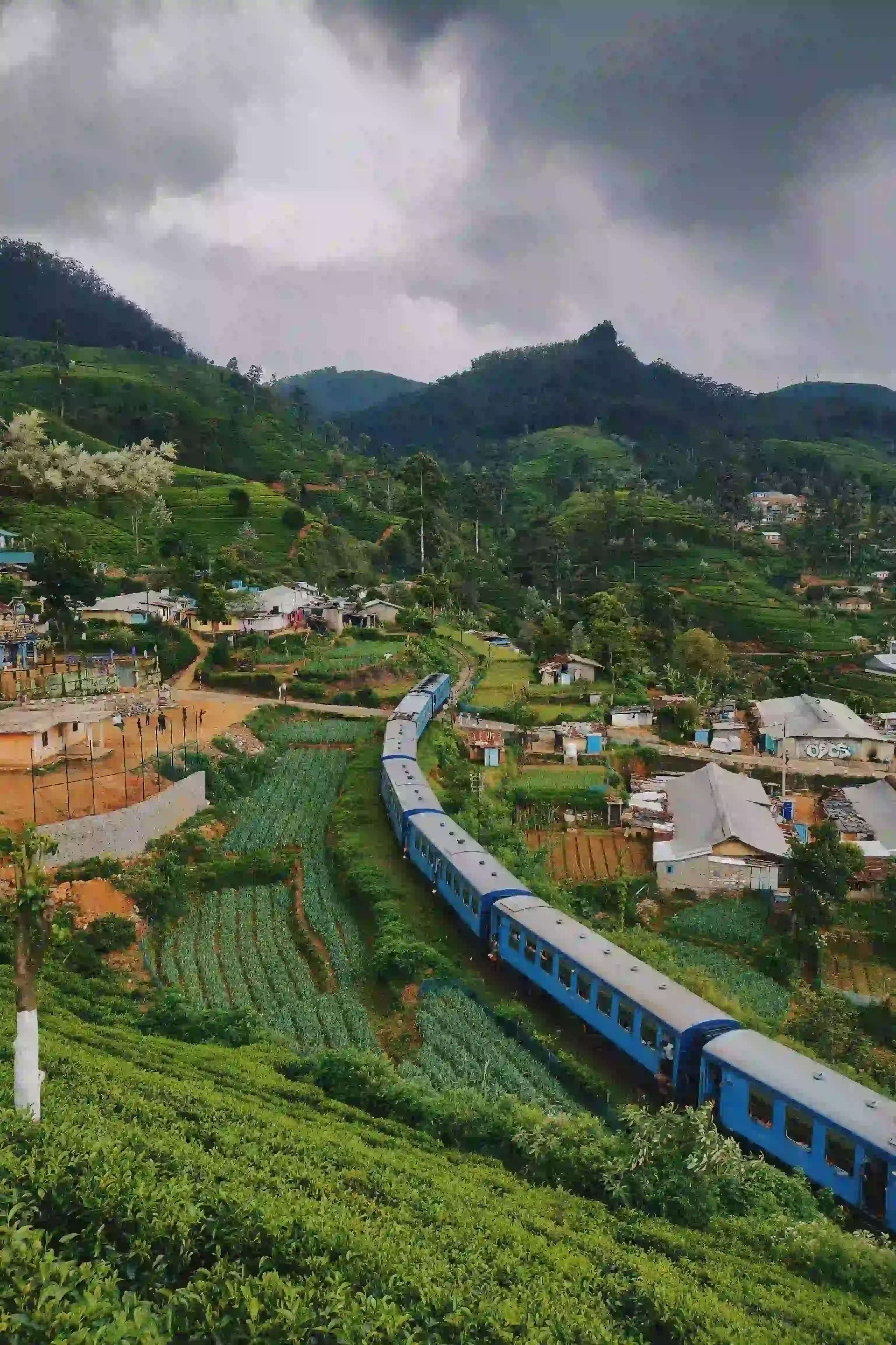Scenic hill country train ride in Ella